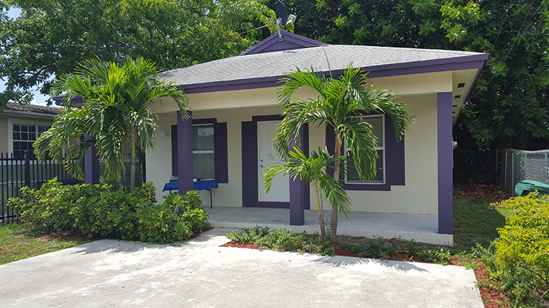 Habitat for Humanity is currently building homes in two Miami neighborhoods, including these in the Liberty City area. The Archdiocese of Miami has partnered with an anonymous donor to build a home for one family in Liberty City, in honor of Pope Francis and the Year of Mercy.