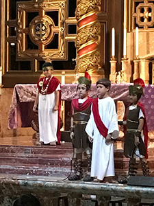 Pontius Pilate, played by Juan Diego Alvarez, condemns Jesus to death.