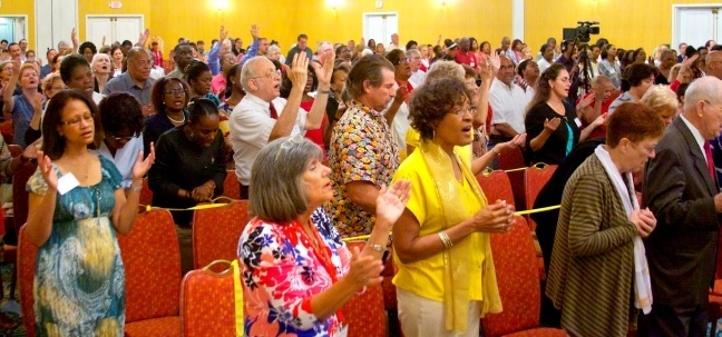 More than 400 people attended the recent archdiocesan Charismatic Conference in Dania Beach.