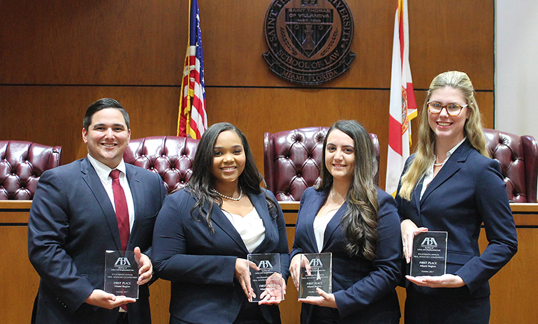 ADOM :: St. Thomas Law beats Harvard, UC Hastings to win national  competition