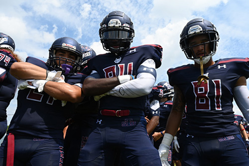 ADOM St. Thomas U. football the community s team