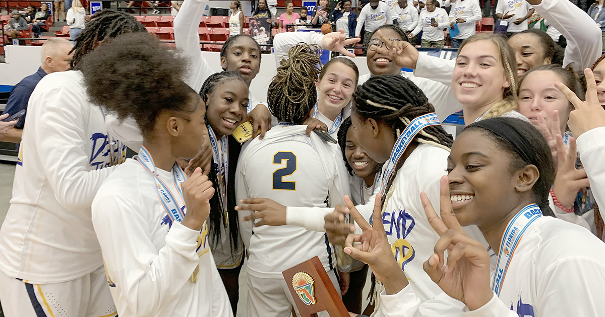 ADOM Aquinas Girls Repeat As Basketball Champs