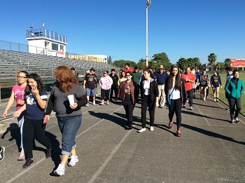 Walkers representing 12 South Florida parishes and schools attended Msgr. Pace High's annual Walk for Life on Jan. 17.