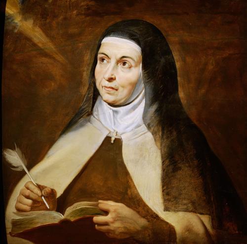 St. Teresa of Avila as painted by Peter Paul Rubens.