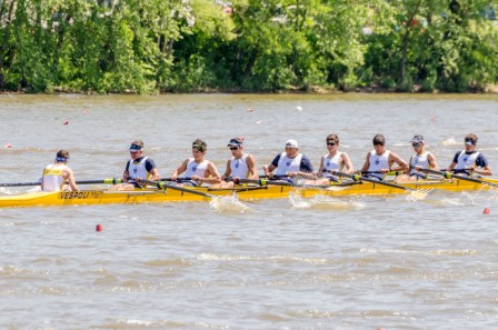 Belen Crew competes in the lightweight men's division of the  U.S. Scholastic Rowing Association of America's national championships, held Memorial Day weekend in Cooper River, N.J.