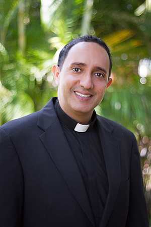 Deacon Julio Enrique de Jesus, 43, a native of the Dominican Republic who moved to South Florida as a teenager. His home parish is Mother of Our Redeemer, Miami, and he has been serving at St. Andrew, Coral Springs.