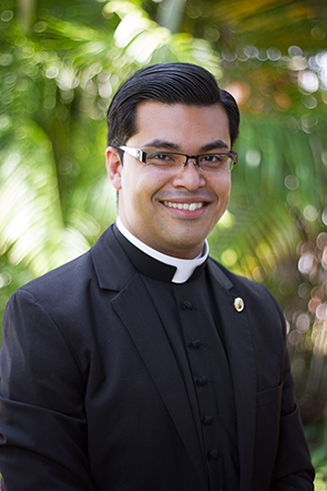 Deacon Yamil Miranda, 30, a native of Nicaragua who grew up in Miami. His home parish is St. John Bosco, Miami, and he has been working as a deacon at Our Lady of the Lakes, Miami Lakes.