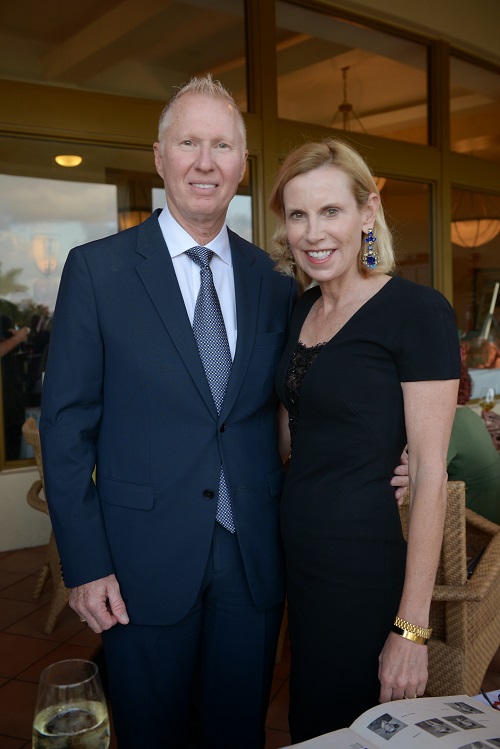 Jon Batchelor and his wife, Nancy, pose for a photo at the 2014 Archbishop Curley Notre Dame Prep Hall of Fame. Jon Batchelor, a 2012 inductee, serves as trustee for the Batchelor Foundation, University of Miami, United Way and Greater Miami Aviation Association, as well as the International Society of Aircraft Transport Trading.