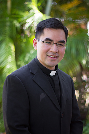 Deacon Phillip Tran, 28, a native of Long Beach, Calif., who attended St. Ambrose School in Deerfield Beach and John Paul II High School in Boca Raton. His home parish is Our Lady of the Holy Rosary-St. Richard in Palmetto Bay and he has been serving at St. Thomas the Apostle, Miami.