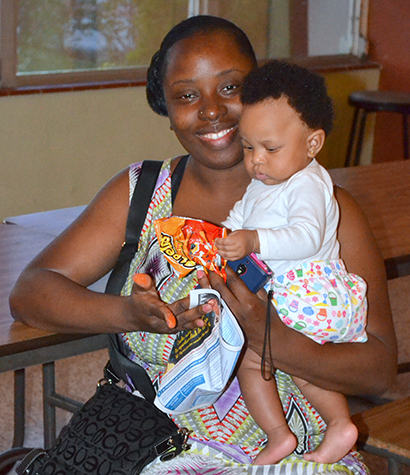Welllida Cherie, who came with her baby William, was gathering information for another son who is currently in first grade in a public school. She would like to enroll him in a private school to get more one-on-one-teaching.