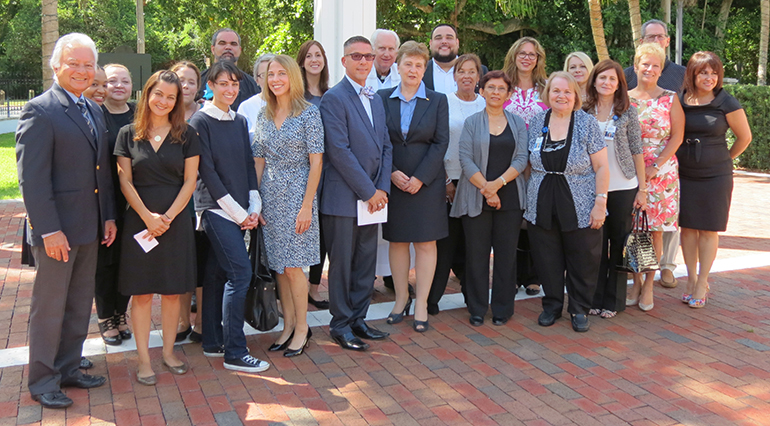 Catholic Hospice staff present at the Memorial Mass on June 20, at St. Hugh Church.