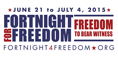 Fortnight for freedom logo.
United States Conference of Catholic Bishops.