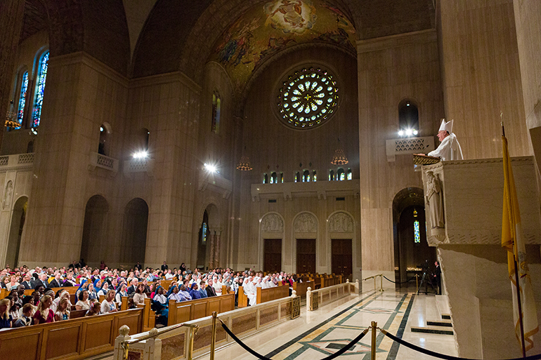 Archbishop Thomas G. Wenski during his homily.