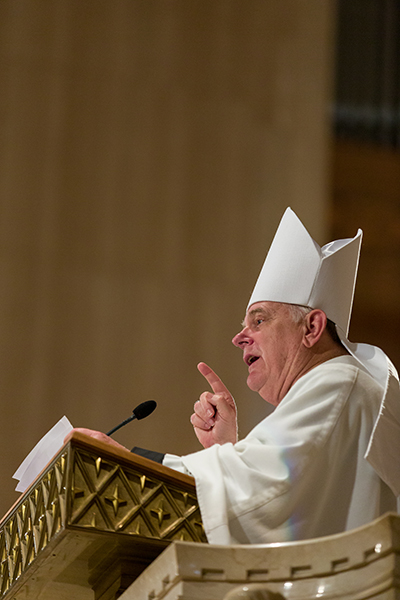 The closing Mass of the Fortnight for Freedom: Freedom to Bear Witness was celebrated by Cardinal-Archbishop of Washington Donald Wuerl at the Basilica of the National Shrine of the Immaculate Conception with Archbishop of Miami Thomas G. Wenski as the homilist.