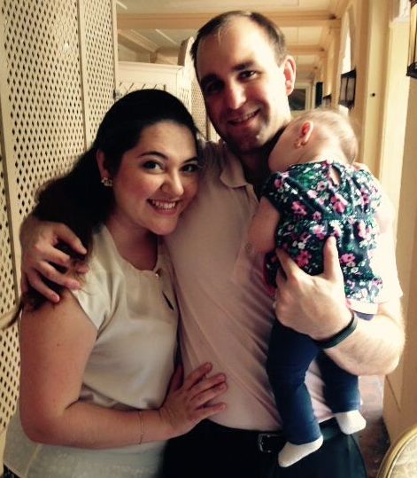 Frank and Laura Brennan with their daughter, Imma Bernadette.