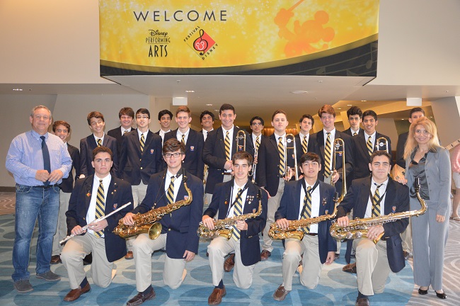 The Belen Jazz Band with musical director Marlene Urbay, right.