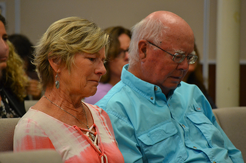 Kathy and Bob Heger traveled from Boca Raton to attend the coping with grief seminar at MorningStar Renewal Center in Pinecrest.