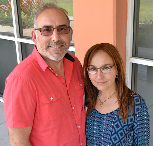 Alicio and Nirma Pina, of Our Lady of the Lakes Parish in Miami Lakes, were among local couples who helped guide the Transformed in Love conference.