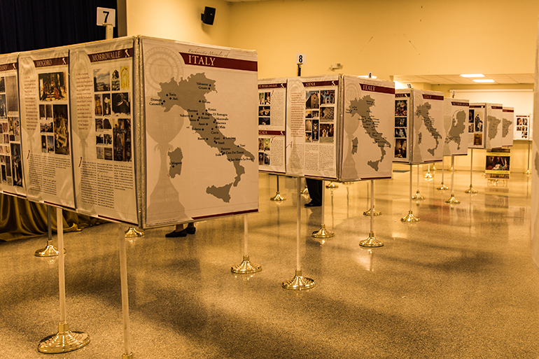 The Eucharistic Miracles of the World were on display, country by country, at St. Thomas the Apostle Church in Miami.