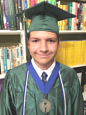 Marcel van Hemert, a graduate of St. Theresa School in Coral Gables, is the 2016 Miami-Dade County winner of the Golden Knight Scholar Athlete Award from the archdiocesan Department of Schools.