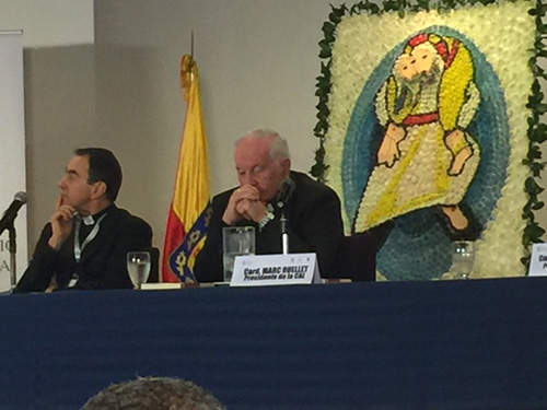 At the morning session Aug. 28, Cardinal Marc Ouellette of Montreal, president of the Pontifical Commission for Latin America, urged the bishops and laity present to turn their parishes and movements into oases of mercy.