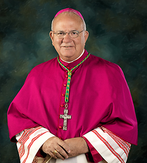 Bishop Robert N. Lynch, retiring from the Diocese of St. Petersburg, Fla., where he has served since 1996.