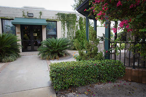 The parish hall at Our Lady of Mercy Church in Deerfield Beach, dedicated in honor of retired pastor Father  Michael Sullivan Dec. 18, includes a gazebo, right.