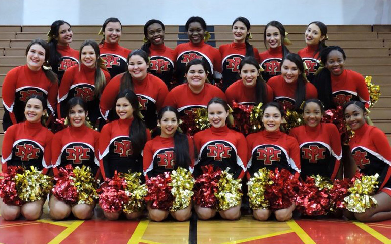 The Msgr. Edward Pace High cheerleading team took third place in the Florida High School Athletic Association's Extra-Large Division Non-Tumbling finals.