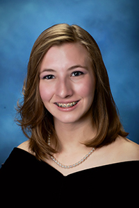 Hannah Carlsward, salutatorian, Chaminade-Madonna