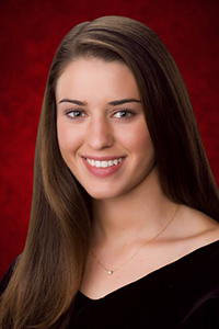 Christine Bergamini, salutatorian, Cardinal Gibbons