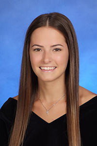 Alexandra Peterson, salutatorian, Lourdes Academy