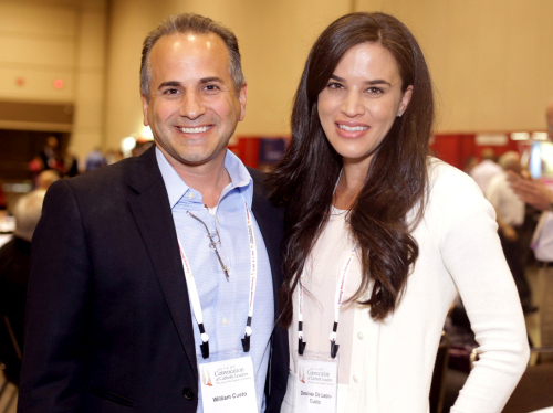 William Cueto and Desiree De Leon-Cueto, of Blessed Trinity Parish in Miami Springs, took part in the 2017 Convocation of Catholic Leaders in Orlando.