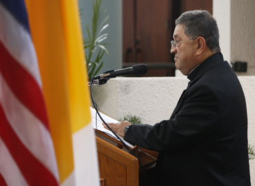 Newly named Auxiliary Bishop for the Archdiocese of Miami, Father Enrique Delgado.