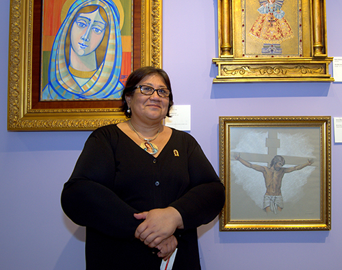 "Catholic art is alive and well," says Isabel Medina, curator for the "Contemplations" exhibition at St. Thomas University.