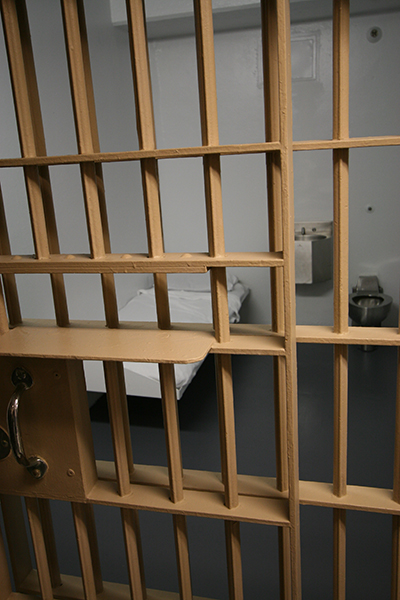 View of a cell in Florida's death row.