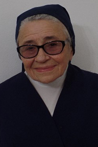 Sister Clemencia Fernandez, Daughters of Charity of St. Vincent de Paul, marking 70 years in religious life.