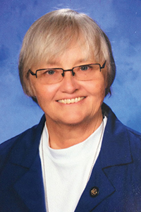 Sister Stephanie Flynn, Sisters of St. Joseph of St. Augustine, marking 25 years in religious life.