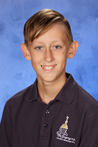 Zachary Allman, grade seven, St. Gregory School, Plantation, won first place in the 2017 Respect Life Essay Contest