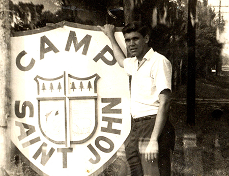 Young Senator Mel Martinez, pictured at Camp St. John near Jacksonville, was part of Operation Pedro Pan.