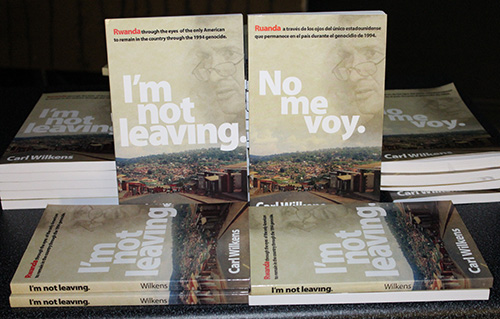 "I'm not leaving" is an account of the 1994 genocide in Rwanda written by Carl Wilkens, the only American to remain in the country during the massacre. Wilkens visited Immaculata La Salle March 6 to discuss his experiences.