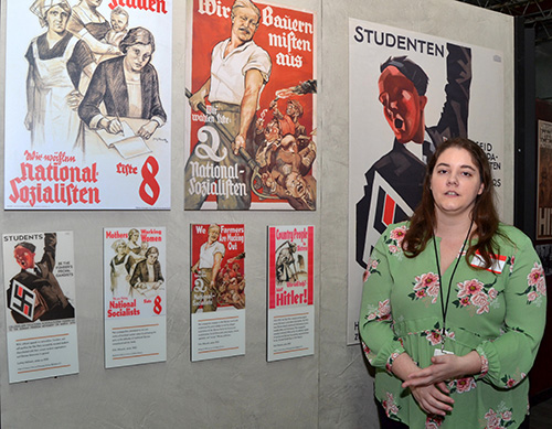 Nazis tailored their message to appeal to many parts of society -- students, workers, farmers, even mothers -- says Erin Cohen, educational coordinator of the Holocaust Documentation and Education Center, whose "State of Deception" exhibit runs through May 6.