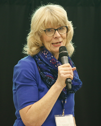 Keynote speaker Mary Ann Otto of the Diocese of Green Bay, Wisconsin, told participants at Planting the Seed that "stewardship is the response to being a disciple. It is how we live our lives once we say yes to God."