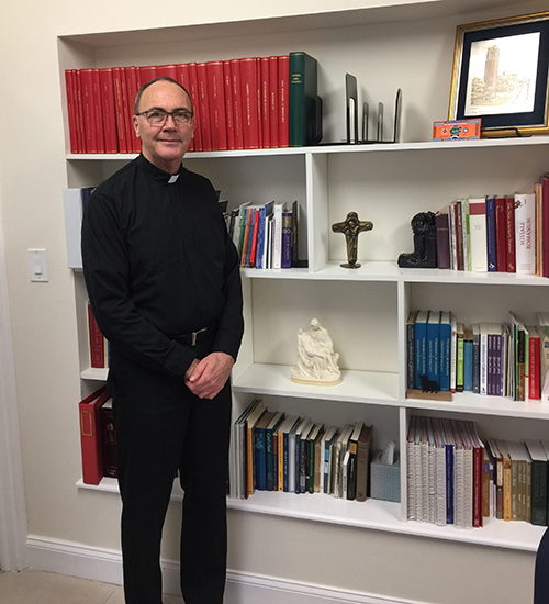 Msgr. Kenneth Schwanger of Our Lady of Lourdes Church in Kendall holds "Ask Msgr." office hours from 9-10 a.m. on the second Saturday of the month to give parishioners an opportunity to ask any questions and make the parish more accessible.