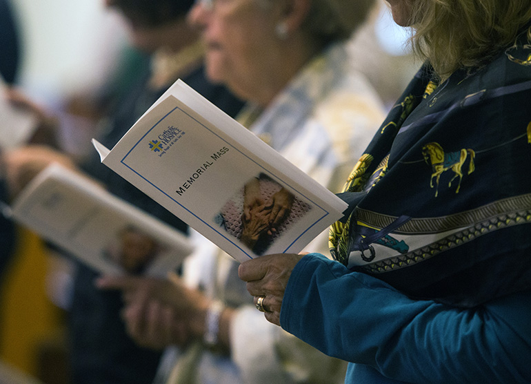 Archbishop Thomas Wenski celebrated the annual Catholic Hospice Memorial Mass, June 16 at St. Mary Cathedral.