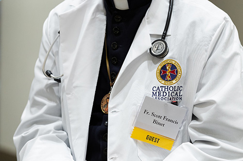 Father Scott Francis Binet was in Fort Lauderdale in June as one of two on-site physicians at the spring meeting of the U.S. bishops.