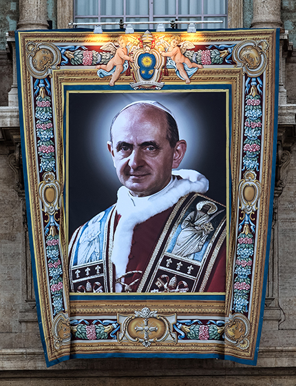 El Papa Pablo VI defendió la vida y la familia con su encíclica Humanae Vitae y llevó a término el Concilio Vaticano II.