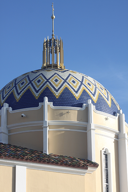 The cupola of St. Mary Cathedral.