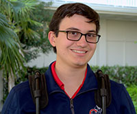 John Mendez is in the Chaminade-Madonna High School drumline, based in Hollywood.