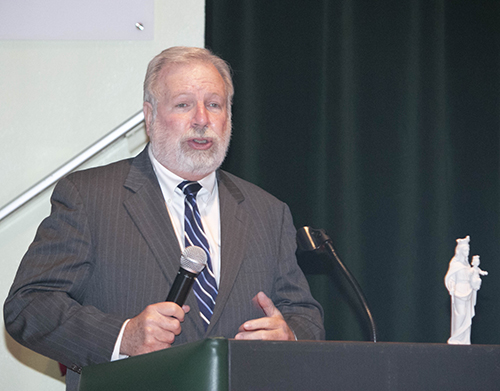 Pedro Pan Frank Angones, who was sent out of Cuba at age 10 in June 1961, recalls his first few days at the Florida City camp for unaccompanied minors prior to the showing of "Operation Pedro Pan: The Cuban Children's Exodus," at his alma mater, Immaculata-La Salle High School in Miami.