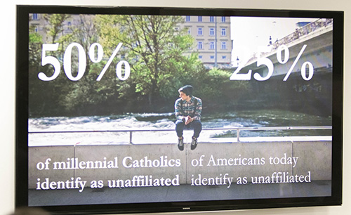 Jared Zimmerer, director of the Word on Fire Institute, cited this statistic as proof that the Church needs to engage in a "new evangelization," with new methods and new tools. He was one of two keynote speakers at the archdiocesan Evangelization Summit, March 16, 2019, at Msgr. Edward Pace High School in Miami Gardens.